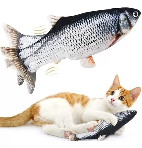 Miniatura 6 de Juguete electrico para gatos pescado